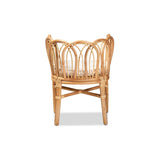 Baxton Studio Melody Modern and Contemporary Natural Finished Rattan Chair