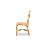 Baxton Studio Athena Modern and Contemporary Natural Finished Rattan Chair