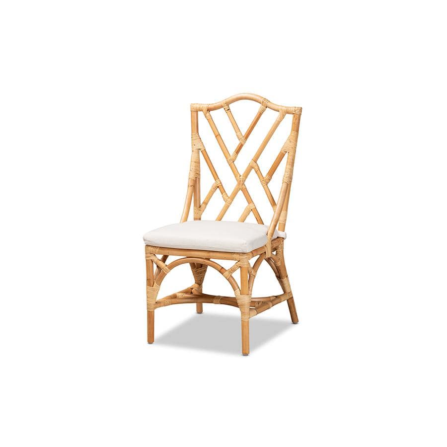 Baxton Studio Sonia Modern and Contemporary Natural Finished Rattan Chair