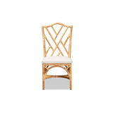 Baxton Studio Sonia Modern and Contemporary Natural Finished Rattan Chair