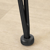 Balka Rattan Counter Stool with Armrests, Set of 2, Rattan and Black