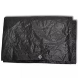 Garden Furniture Cover 6 Person Poly Rattan Set 68" x 45", 41638