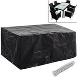 Garden Furniture Cover 6 Person Poly Rattan Set 95" x 55", 41641