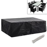 Garden Furniture Cover 8 Person Poly Rattan Set 118" x 55" , 41642