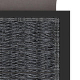 vidaXL Sectional Corner Sofa with Right Armrest Poly Rattan Anthracite, 310043