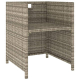 vidaXL 6 Piece Outdoor Dining Set with Cushions Poly Rattan Beige 5989