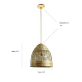 Ele Bohemian Rattan single Light Pendant Natural Color