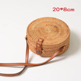 Woven Round Rattan Bag