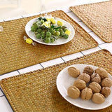 Pack of 3, Handmade Natural Seagrass Place Mat, 17.7inch x 12inch