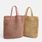 Wicker large capacity tote