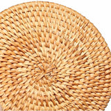 4 Pcs Rattan Trivets for Hot Dishes-Insulated Hot Pads