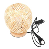 Handmade Bamboo Rattan Table Lamp