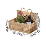 Wicker And Rattan Basket